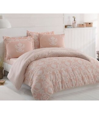 AUCUNE Beddengoedset Poeder 220x240 cm + 2 kussenslopen 60x60 cm