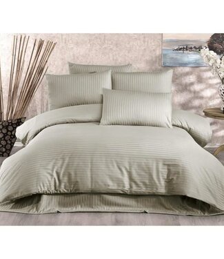 AUCUNE Beddengoedset Cappuccino 220x240 cm + 2 kussenslopen 60x60 cm