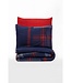 Dekbedovertrek Ruby Red 220x240 cm + 2 kussenslopen, 100% katoen