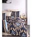 Beddengoedset Blauw 220x240 cm + 2 kussenslopen 60x60 cm, 100% microsatijn