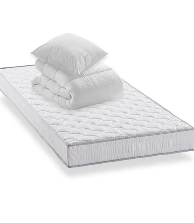 Complete Set Matras 90x190 + Dekbed 140x200 + Kussen 60x60 | 16 cm