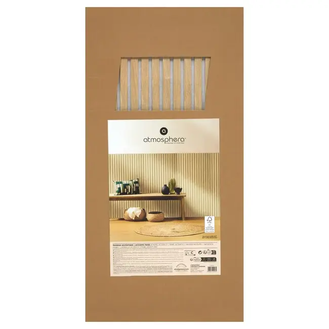 Colva Acoustic Wall Panel – Light Oak Effect – 3 Sizes