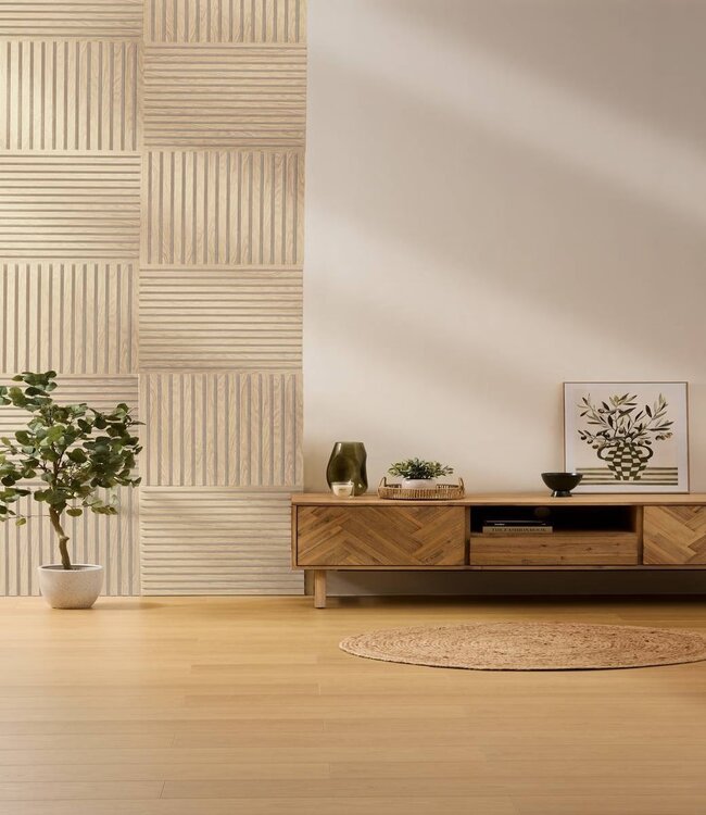 Colva Acoustic Wall Panel – Light Oak Effect – 3 Sizes