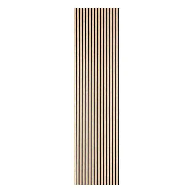 Colva Acoustic Wall Panel – Light Brown Oak Effect