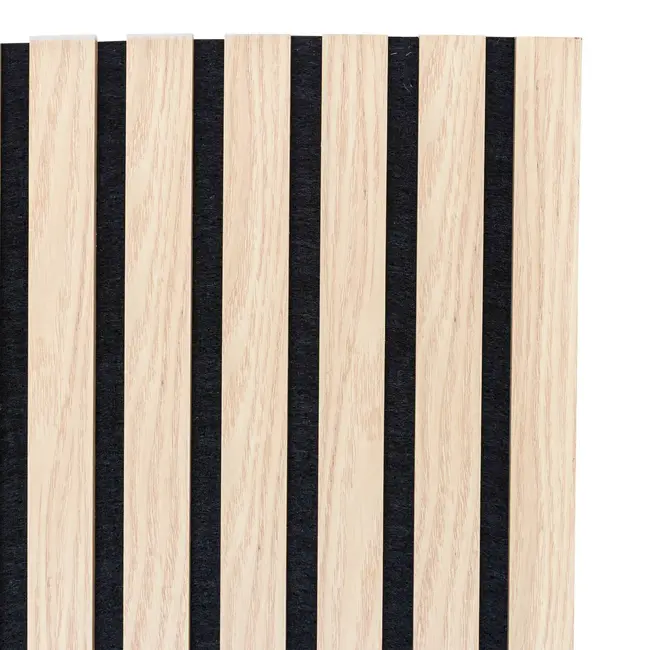 Colva Acoustic Wall Panel – Light Brown Oak Effect