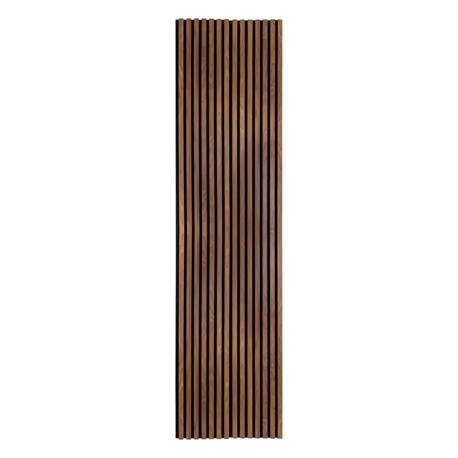 Atmosphera Colva Decorative Wooden Slatted Panel - Walnut Effect