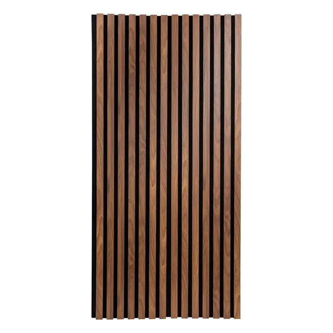 Atmosphera Colva dekorative Holzlattenplatte - Walnuss-Effekt