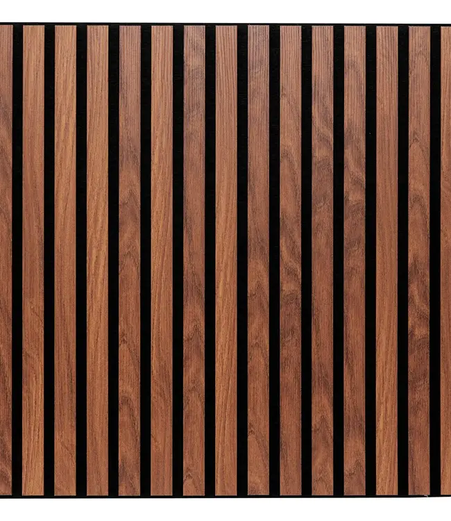 Colva Decoratief Houten Lattenpaneel – Walnooteffect