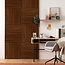 Atmosphera Colva Decorative Wooden Slatted Panel - Walnut Effect