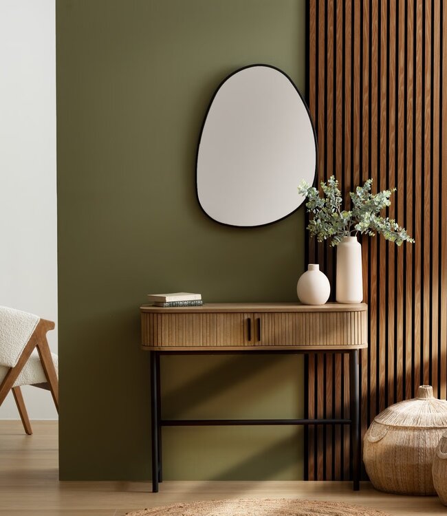 Colva Decoratief Houten Lattenpaneel – Walnooteffect