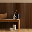 Atmosphera Colva dekorative Holzlattenplatte - Walnuss-Effekt