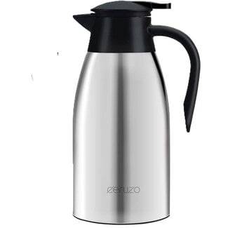 Ceruzo Stainless Steel Vacuum Jug - 2 L - One-Handed Opening and Pouring
