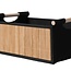 Set van 3 Opbergmanden Bamboe – Badkamermanden – Naturel/Zwart