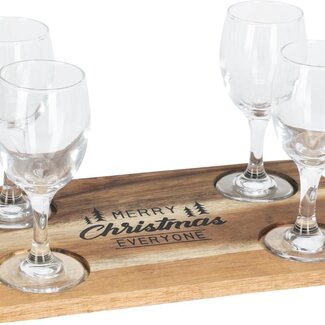 Whiskey Serveerset - Kerst