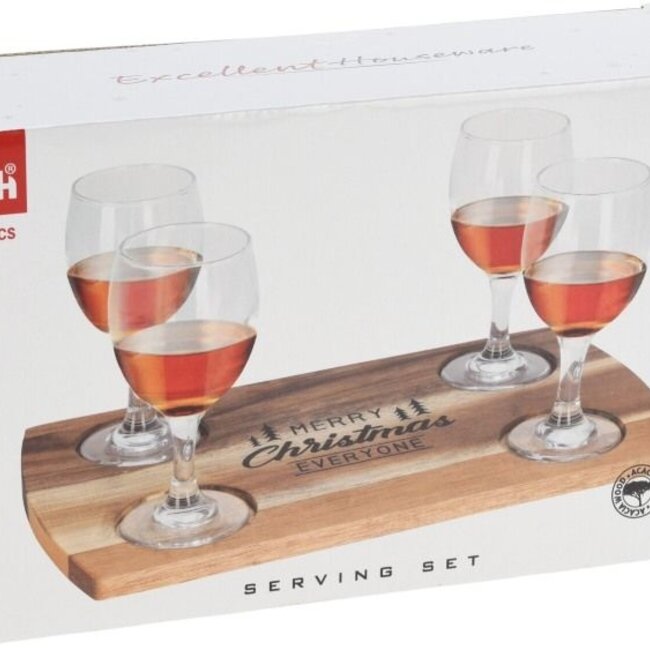 Whiskey Serveerset - Kerst
