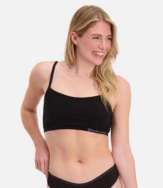 Bamboo Basics Seamless Bra 2-pack Black – Elle -  Adjustable Straps