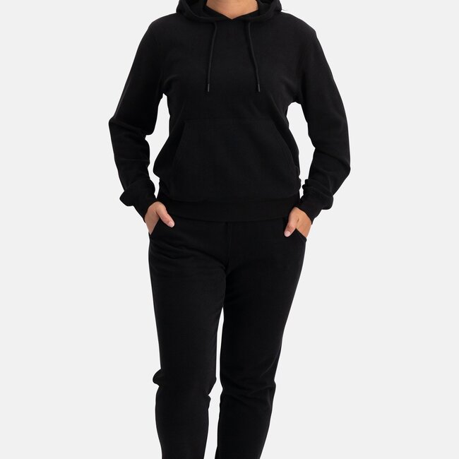 Bamboe Hoodie Lange Mouwen – Zwart - Gaby