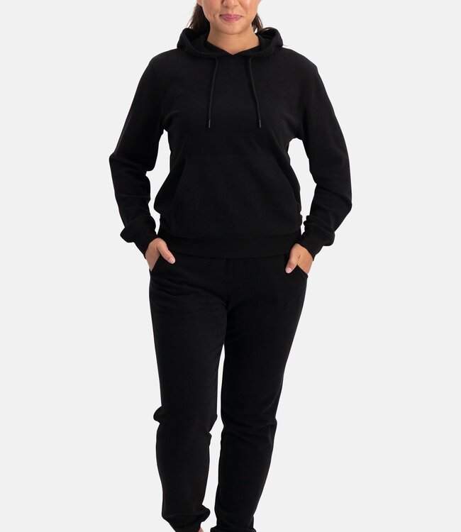Women's Bamboo Hoodie Long Sleeve – Black - Gaby