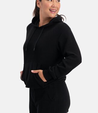 Bamboo Basics Women's Bamboo Hoodie Long Sleeve – Black - Gaby