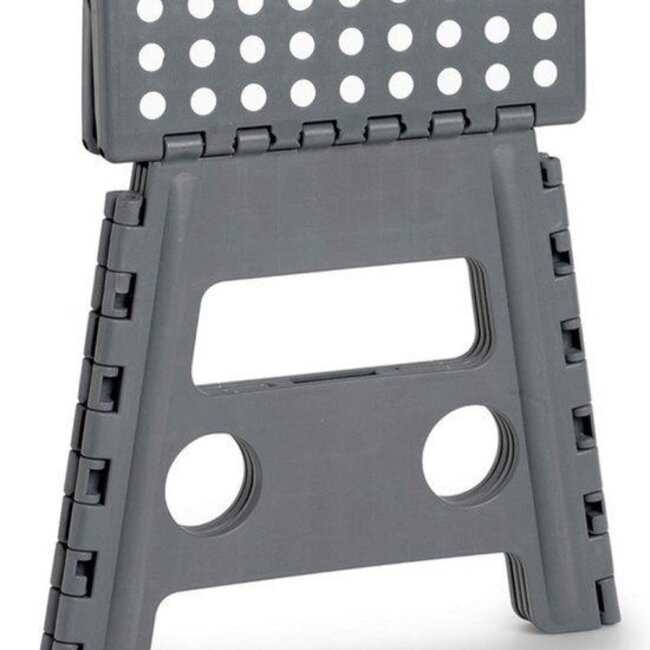 Step Stool – White – Foldable with Anti-Slip