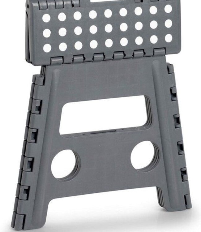 Step Stool – White – Foldable with Anti-Slip