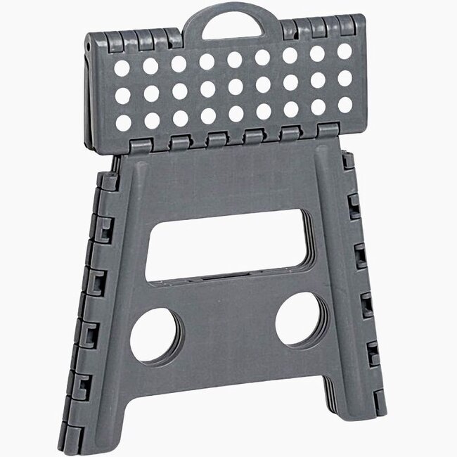 Step Stool – Gray – Foldable with Anti-Slip