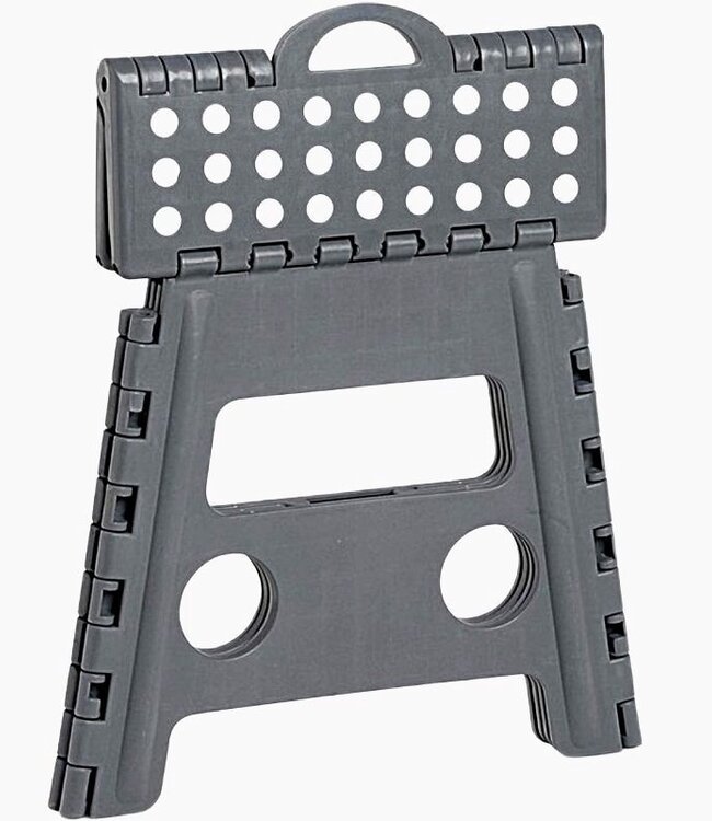 Step Stool – Gray – Foldable with Anti-Slip