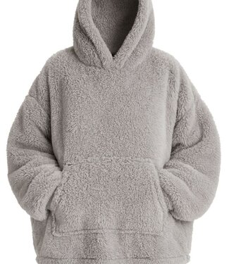 Women's Hoodie – Gray – Teddy Polyester