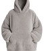 Women's Hoodie – Gray – Teddy Polyester