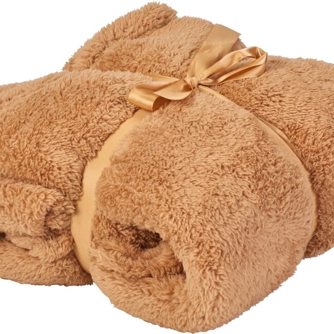 Hoodie voor Dames – Bruin – Teddy Polyester