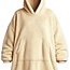 Women's Hoodie – Cream – Teddy Polyester