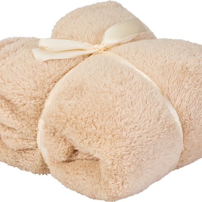 Women's Hoodie – Cream – Teddy Polyester