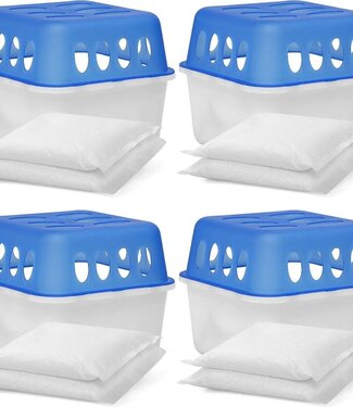 Refillable Moisture Absorbers – 4-Pack for Small Spaces
