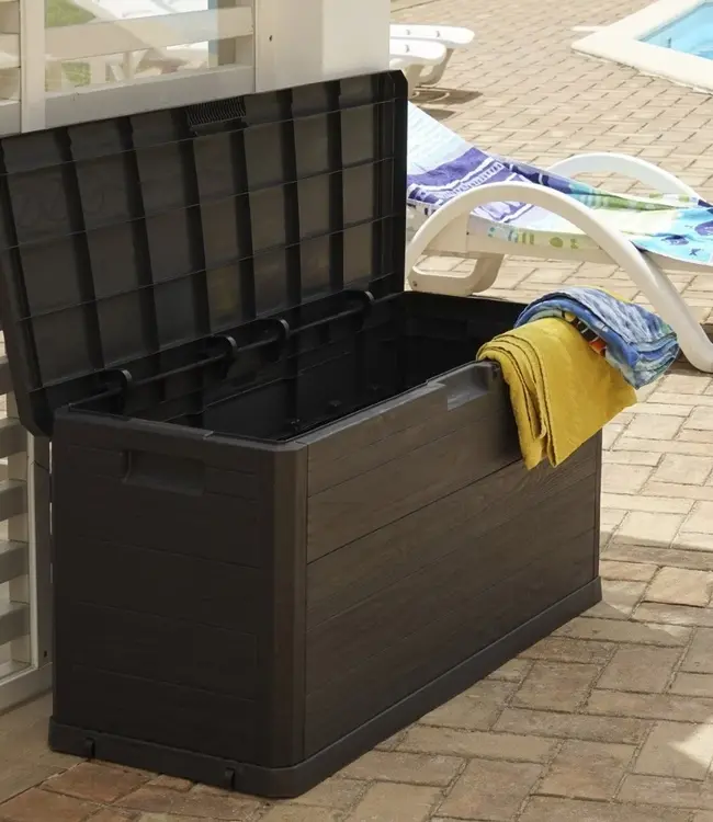 Woody Opbergbox 280L – 117cm Antraciet