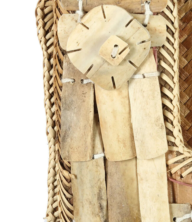 Toraja Sulawesi Warrior on Stand – Buffalo Bone Warrior Coat