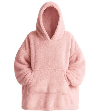 Hoodie voor Dames – Roze– Teddy Polyester