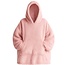 Hoodie voor Dames – Roze– Teddy Polyester