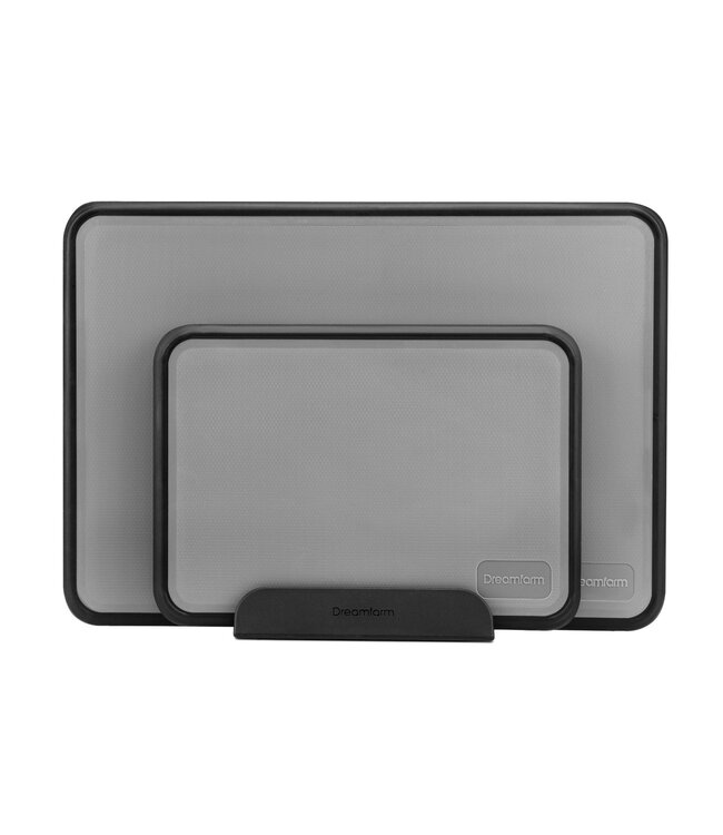 Cutting Board Set of 2 Pieces with Holder