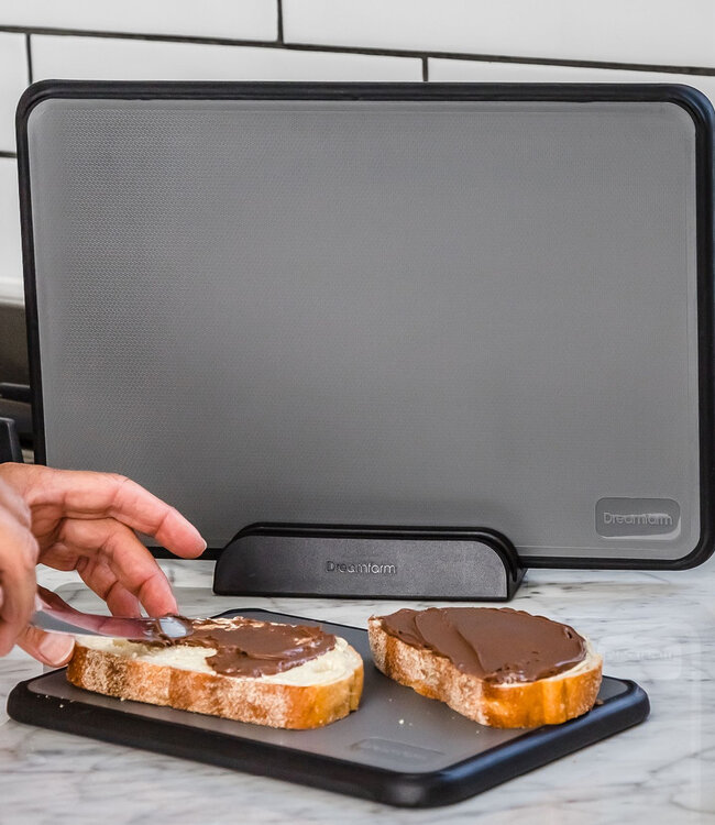 Cutting Board Set of 2 Pieces with Holder