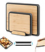 Dreamfarm Fledge Bamboe Snijplank Set – 2 stuks met Houder