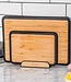 Dreamfarm Fledge Bamboe Snijplank Set – 2 stuks met Houder