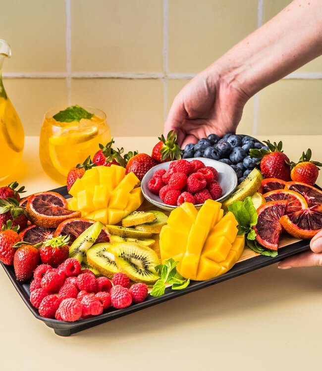 Dreamfarm Fledge Bamboe Snijplank Set – 2 stuks met Houder