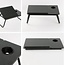 Ceruzo Bedside table Adjustable Black - Laptop table - Breakfast table