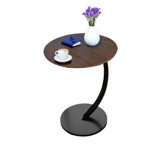 Ceruzo Side table - Brown - round 40 cm - high 60 cm