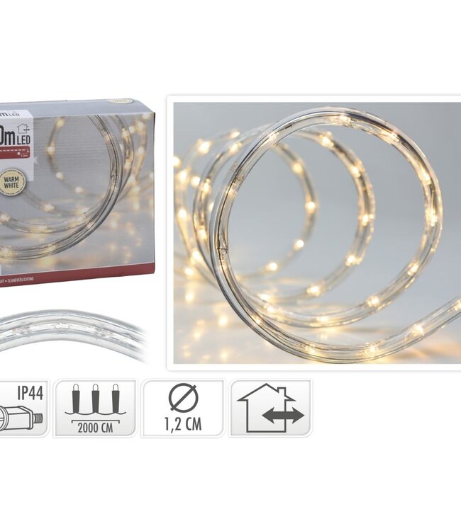 LED Lichtslang - 20 meter - warm wit