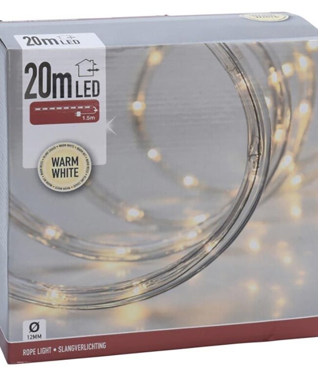 LED Lichtslang - 20 meter - warm wit
