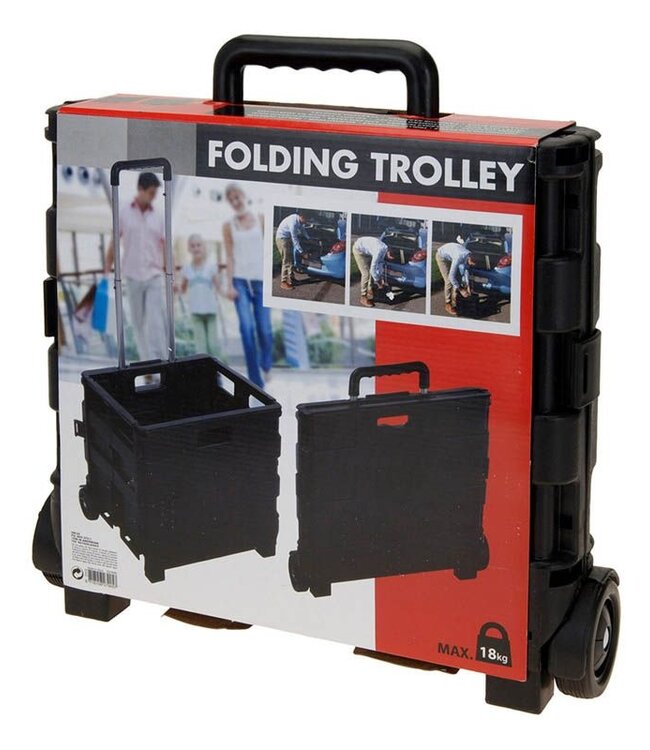 Trolley met vouwkrat