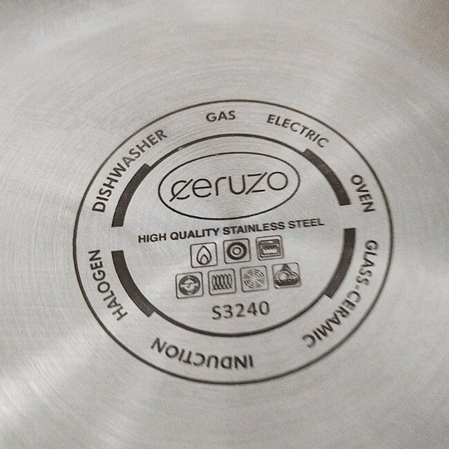 Pannenset 8-delig - alle Warmtebronnen - Inductie