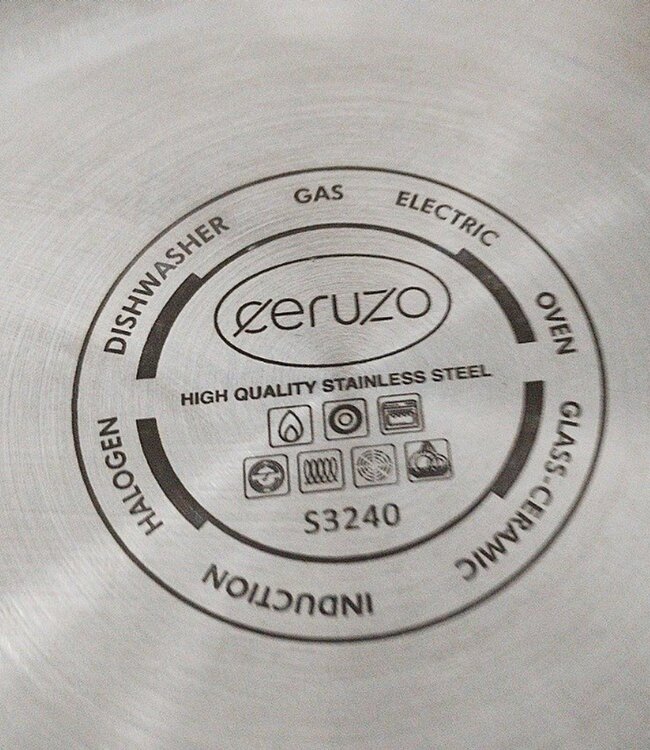 Pannenset 8-delig - alle Warmtebronnen - Inductie