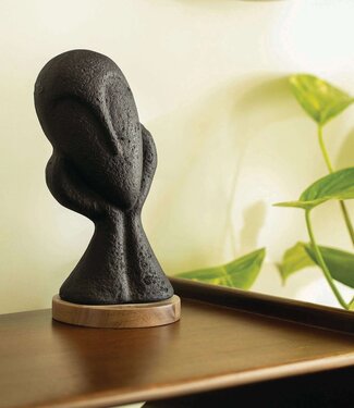 ExpoBazaar Spellbound Ecomix Face Sculpture – Black